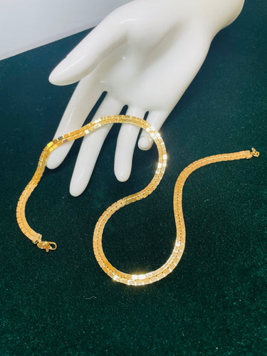 18K Gold Plated Mirror Chain